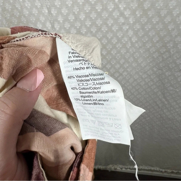 Madewell‎ Pink Striped Paperbag Tie Shorts - Picture 6 of 6